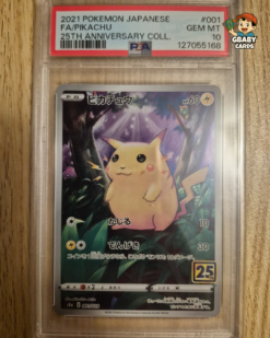 PSA 10 Pikachu #001 - 25th Anniversary Japanese